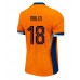 Maillot de foot Pays-Bas Donyell Malen #18 Domicile vêtements Europe 2024 Manches Courtes